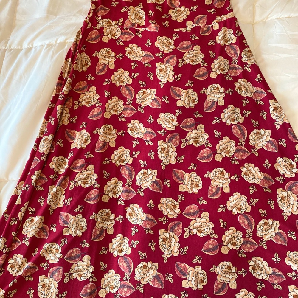 LuLaRoe Roses maxi silky